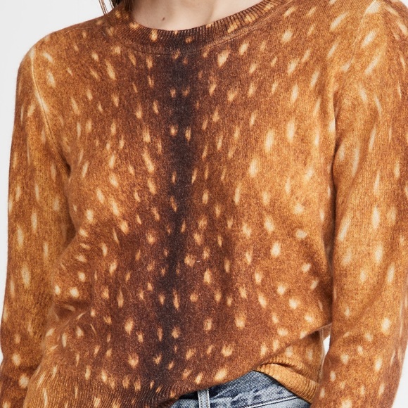 NAADAM Sweaters - 🆕Naadam Cashmere Animal Print Crewneck Sweater